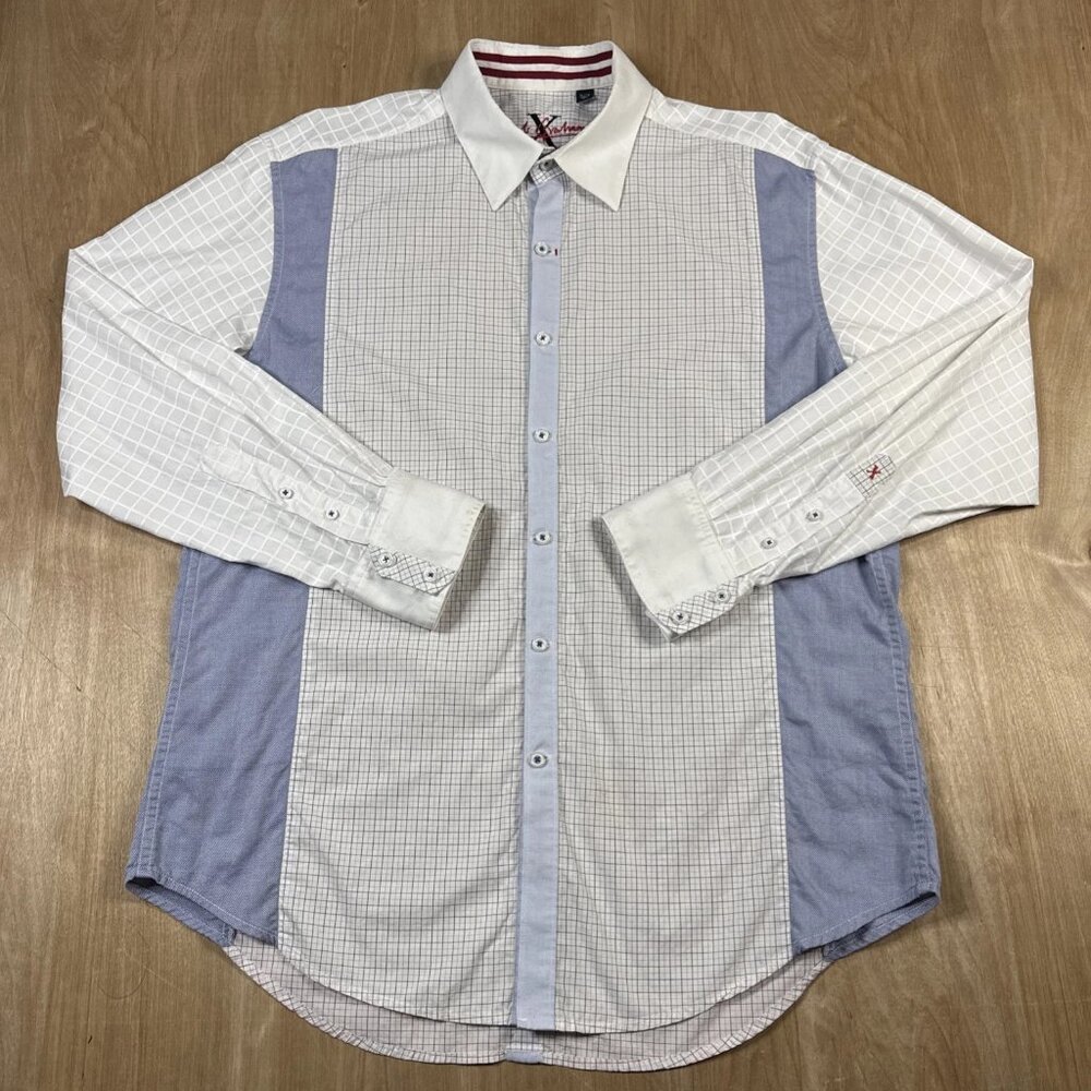 Robert Graham Mens Multicolor and Pattern Long Sleeve Button Up Dress Shirt XL